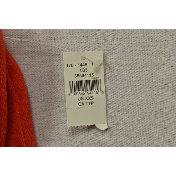 Offline by Aerie Terry Jumpsuit US Size XXS Strapless Wide Leg Orange Cotton NEW - Picture 7 of 8